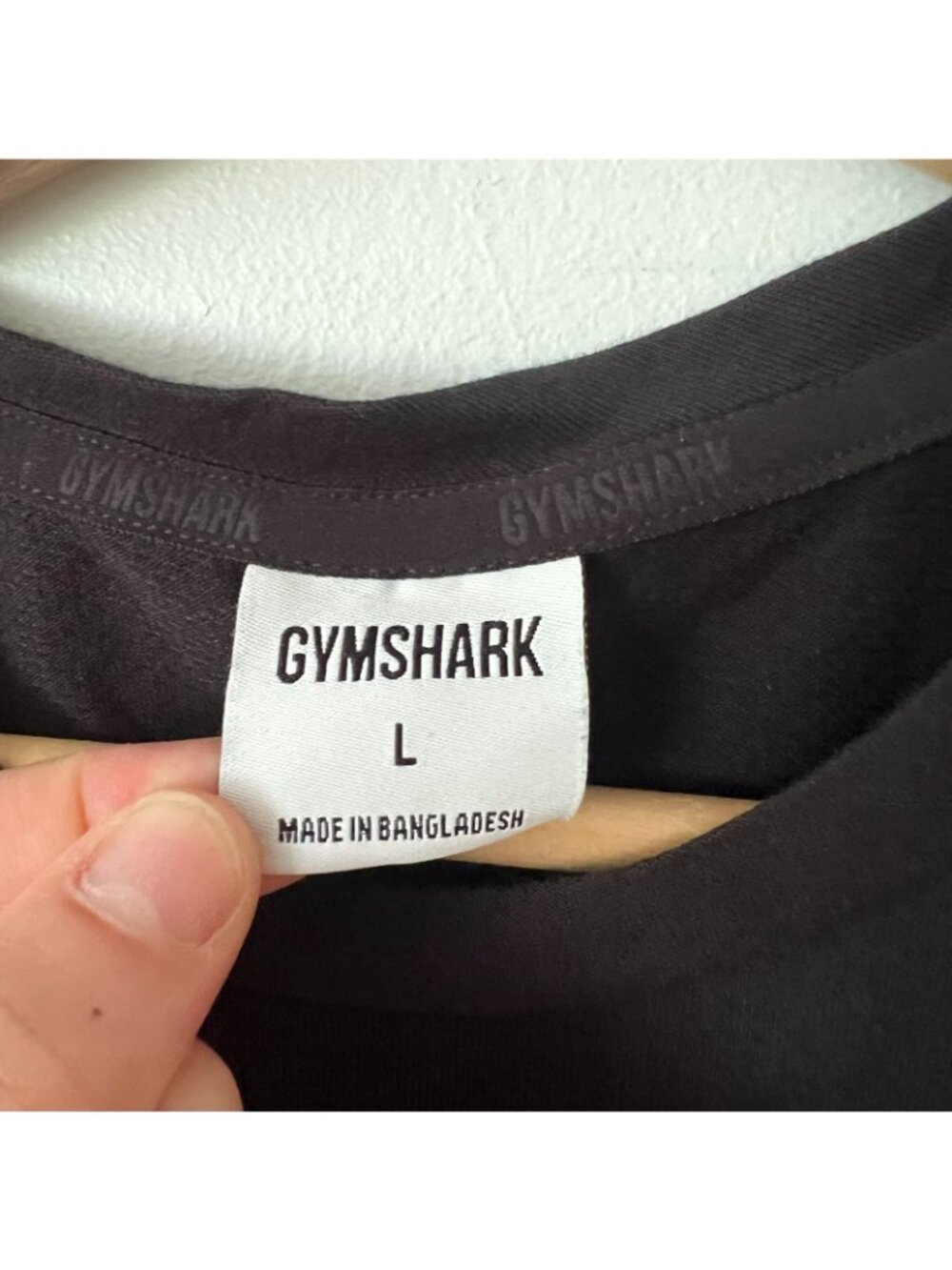 Gymshark Black Drop Arm Athletic Muscle Tank Top Men's Size Large - Picture 5 of 9